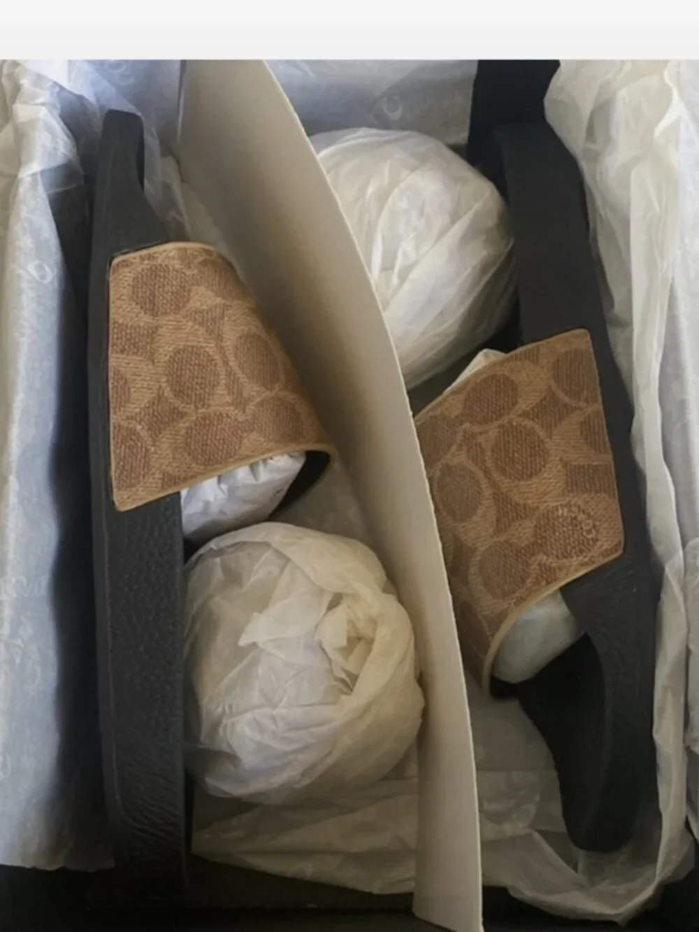 Coach Udele Sport Slide In Signature Canvas Size 8 New In Box